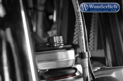 Afbeeldingen van Aluminium cover for Telelever joint diverse BMW modellen - titanium Wunderlich