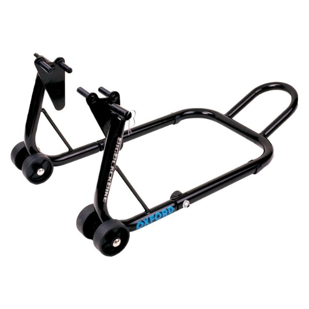 Afbeeldingen van Paddock stand voorzijde - Big Black Bike Front Paddock Stand Oxford UVK