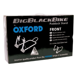 Afbeeldingen van Paddock stand voorzijde - Big Black Bike Front Paddock Stand Oxford UVK