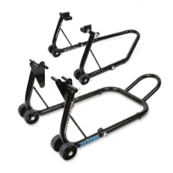Afbeeldingen van Paddock stand voorzijde - Big Black Bike Front Paddock Stand Oxford UVK
