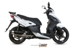 Afbeeldingen van MIVV Urban RVS compleet systeem (zonder katalysator) diverse Kymco`s