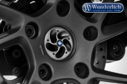 Afbeeldingen van Hub cover Â»TORNADOÂ« diverse BMW modellen - titanium Wunderlich