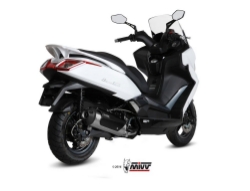 Afbeeldingen van MIVV Urban RVS compleet systeem (met katalysator) Kymco Downtown 350 `15-16