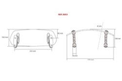 Afbeeldingen van Opzetruit Puig verstelbaar licht getint model variabel (boren) 325x102mm
