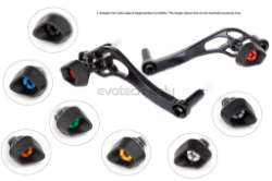 Afbeeldingen van Sliders Evotech Anti-Shock Ducati Monster 821 / 1200 R