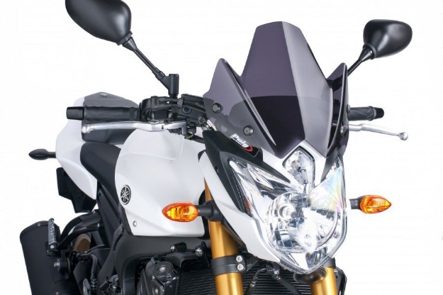 Afbeeldingen van Vervangingsruit naked bike Puig Yamaha FZ8 '10-'16-zwart