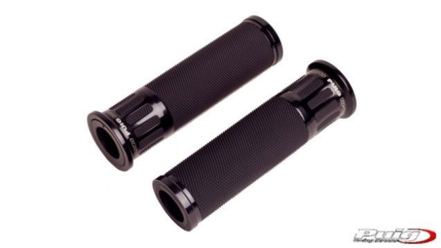 Afbeeldingen van Handvatten Puig HI-TECH Racing (119mm)-Zwart