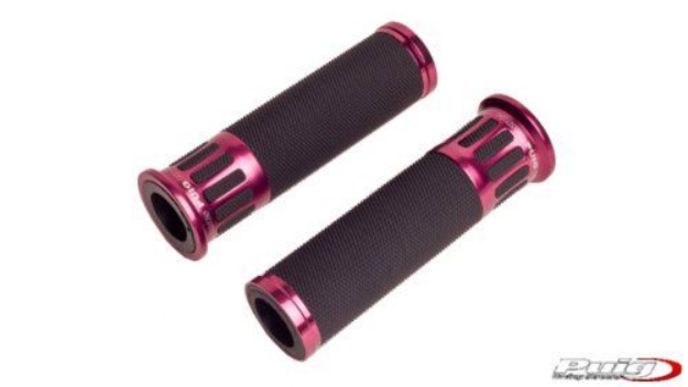 Afbeeldingen van Handvatten Puig HI-TECH Racing (119mm)-Rood