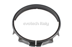 Afbeeldingen van Headlight trim zwart Evotech Ducati Scrambler