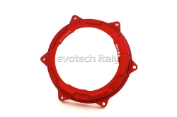 Afbeeldingen van Koppeling deksel met kijkglas aluminium Evotech voor Ducati Panigale 959/1199/1299/V2