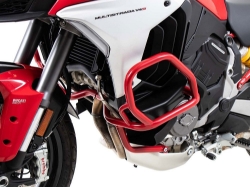 Afbeeldingen van Valbeugel rood Hepco&Becker voor diverse Ducati Multistrada V4 '21-24