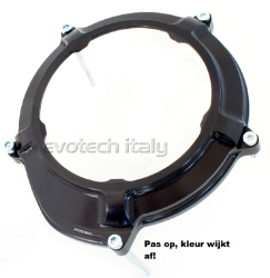 Afbeeldingen van Koppeling deksel met kijkglas aluminium Evotech voor diverse KTM motoren