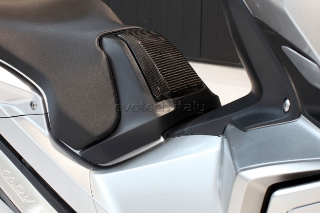 Afbeeldingen van Carbon tankdop cover Evotech Honda X-ADV