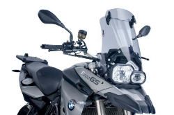 Afbeeldingen van Vervangingsruit touring met opzetruitje licht getint Puig BMW F650GS '08-12/ F800GS '08-17