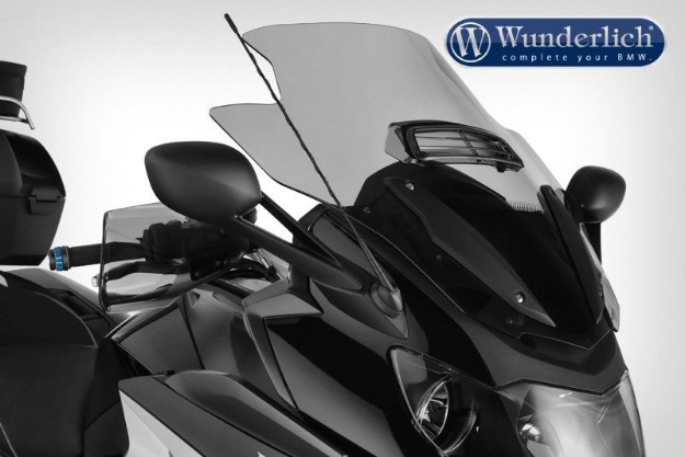 Afbeeldingen van Touring Screen BMW K1600B/Grand America/GT/GTL - smoked grey Wunderlich