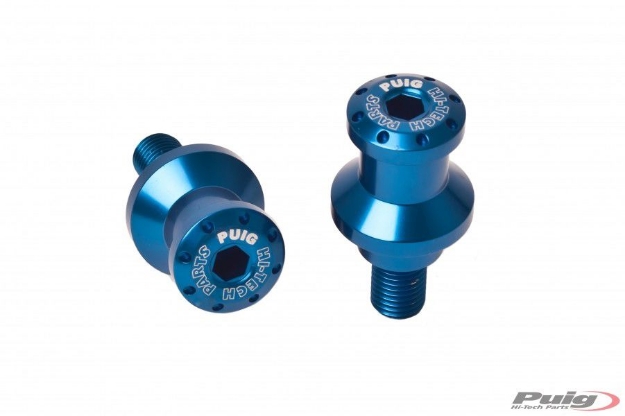 Afbeeldingen van Bobbin-kit Puig aluminium M6 blauw
