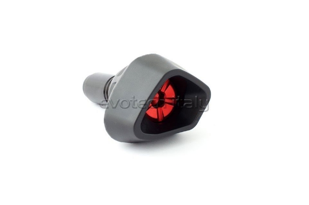 Afbeeldingen van Sliders Evotech Anti-Shock rood Ducati Monster 696/ 796/ 1100/1100 Evo