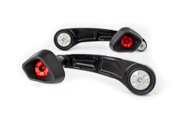 Afbeeldingen van Sliders Evotech Anti-Shock rood Ducati Monster 696/ 796/ 1100/1100 Evo