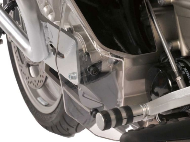 Afbeeldingen van Foot protectors Â»CLEAR-PROTECTÂ« BMW K1600GT -'16/K1600GTL -'16 - clear Wunderlich
