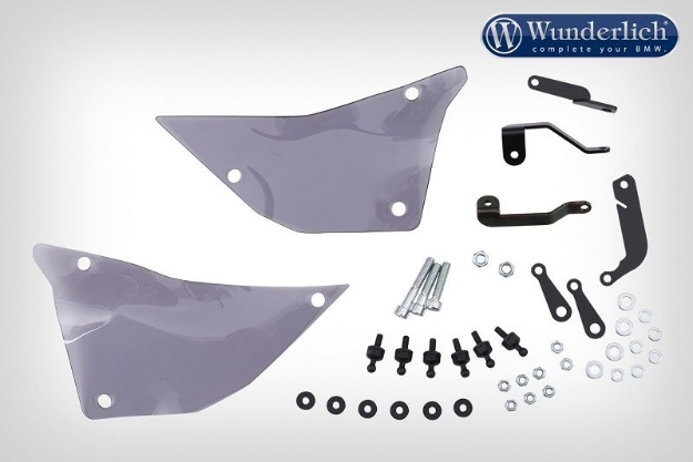 Afbeeldingen van Side cover set BMW K1600GT / K1600GTL -'16- smoked grey Wunderlich