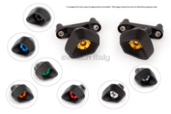 Afbeeldingen van Sliders Evotech Anti-Shock Husqvarna Svartpillen 401