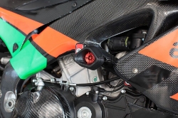 Afbeeldingen van Sliders Evotech Anti-Shock oranje Aprilia RSV4 / Factory