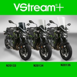Afbeeldingen van Vervangingsruit sport donker getint National Cycle Kawasaki Z650 '17-19