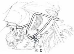 Afbeeldingen van Valbeugel zwart Hepco&Becker voor Honda XL1000V VARADERO '99-02