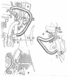 Afbeeldingen van Valbeugel zwart Hepco&Becker voor Kawasaki KLE500 '91-07