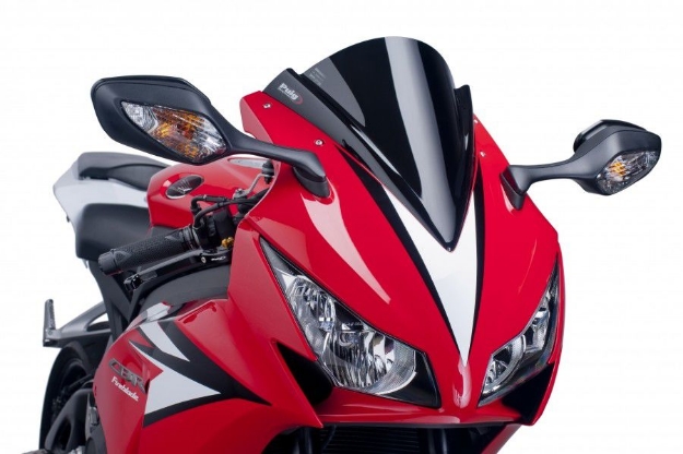 Afbeeldingen van Vervangingsruit Puig Jetstream Honda CBR1000RR '12-'16-zwart