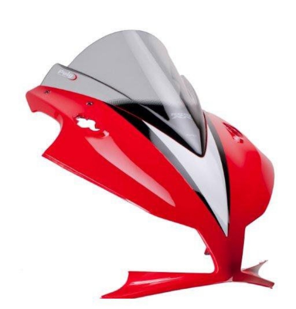 Afbeeldingen van Vervangingsruit Puig Jetstream 2mm race Honda CBR1000RR '12-