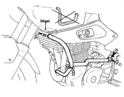 Afbeeldingen van Valbeugel zwart Hepco&Becker voor Suzuki XF650 FREEWIND '97-02