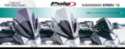 Afbeeldingen van Vervangingsruit naked bike Puig Kawasaki ER6-N '12-17