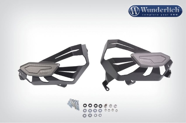 Afbeeldingen van Valve cover & cylinder protectors Extrema - black Wunderlich