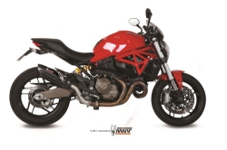 Afbeeldingen van MIVV Suono Steel Black RVS dempers Ducati M821 '14-17