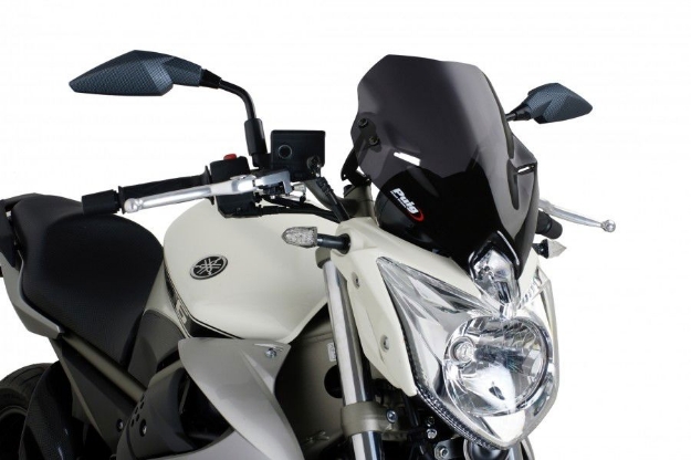 Afbeeldingen van Vervangingsruit naked bike Puig Yamaha XJ6 '09-'16-zwart