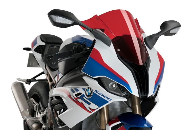 Afbeeldingen van Vervangingsruit Z-Racing Puig BMW S1000RR '19- / M1000RR '21-22 rood