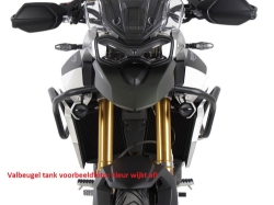 Afbeeldingen van Valbeugel Hepco&Becker RVS (tank) voor de Triumph Tiger 850 Sport '21-