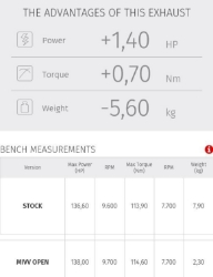 Afbeeldingen van MIVV MK3 carbon dubbel Ducati M821 / M1200 ’17-