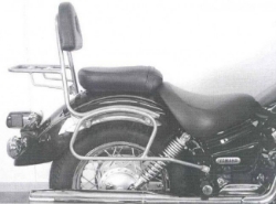 Afbeeldingen van Sissybar zonder rekje Hepco&Becker chroom Yamaha XVS125/ XVS250 '00-'04