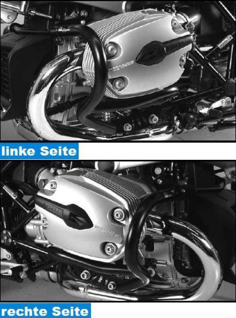 Afbeeldingen van Valbeugel zilver Hepco&Becker BMW R1200R '06-10