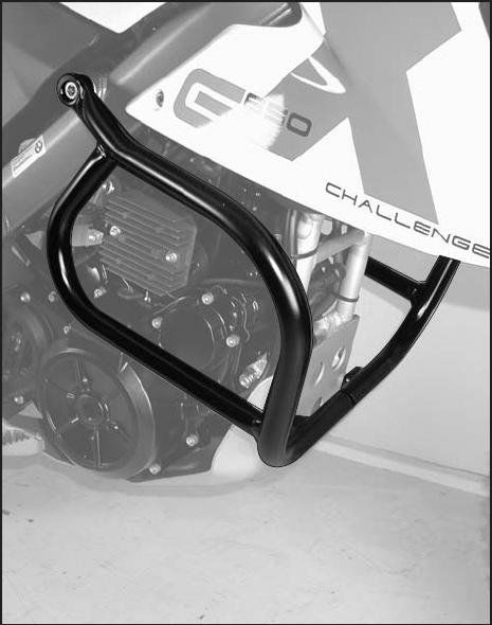 Afbeeldingen van Valbeugel zwart Hepco&Becker voor BMW G650 Xcountry '07-'10