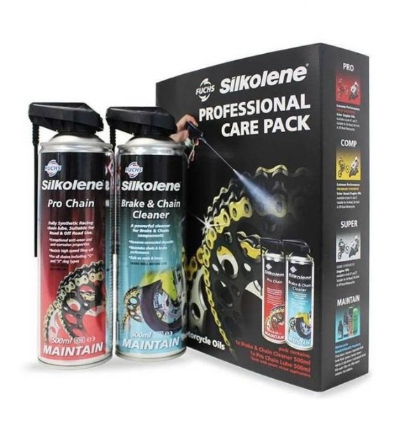 Afbeeldingen van Silkolene professional ketting reiniger care pack