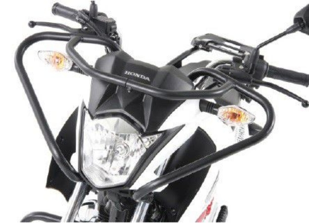 Afbeeldingen van Valbeugel zwart voorzijde Hepco&Becker Honda CB125F '15-20