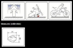 Afbeeldingen van Sliders Puig model R19 Kawasaki ER-6N '12-