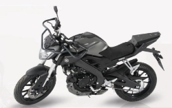 Afbeeldingen van Valbeugel antraciet voorzijde Hepco&Becker Yamaha MT-125 '14-19