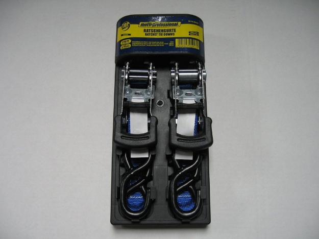 Afbeeldingen van Spanbanden met ratel set van 2