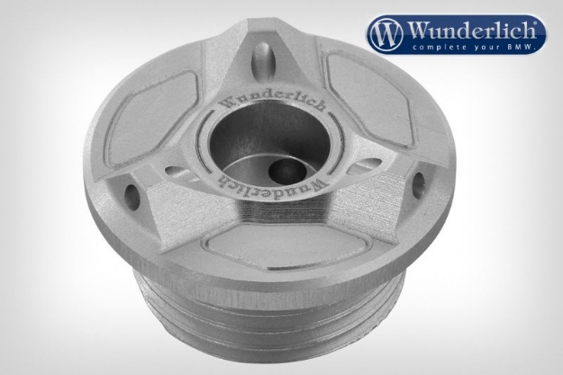 Afbeeldingen van Oil filler plug diverse BMW modellen - silver Wunderlich