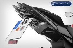 Afbeeldingen van Number plate carrier Legere Vario BMW S1000R '14-/ S1000RR '15-- black Wunderlich