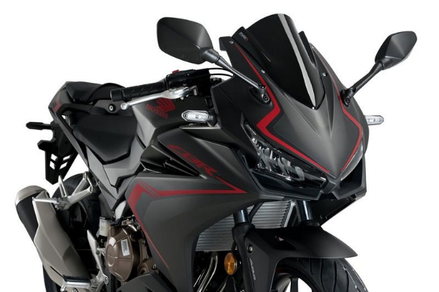 Afbeeldingen van Vervangingsruit Puig Jetstream Honda CBR500R '19- -zwart